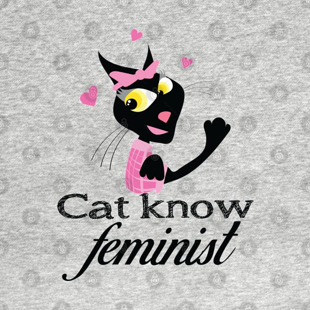 Cat know feminist by ArteriaMix